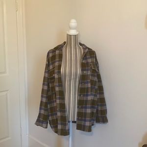 Fashion nova flannel blue green yellow